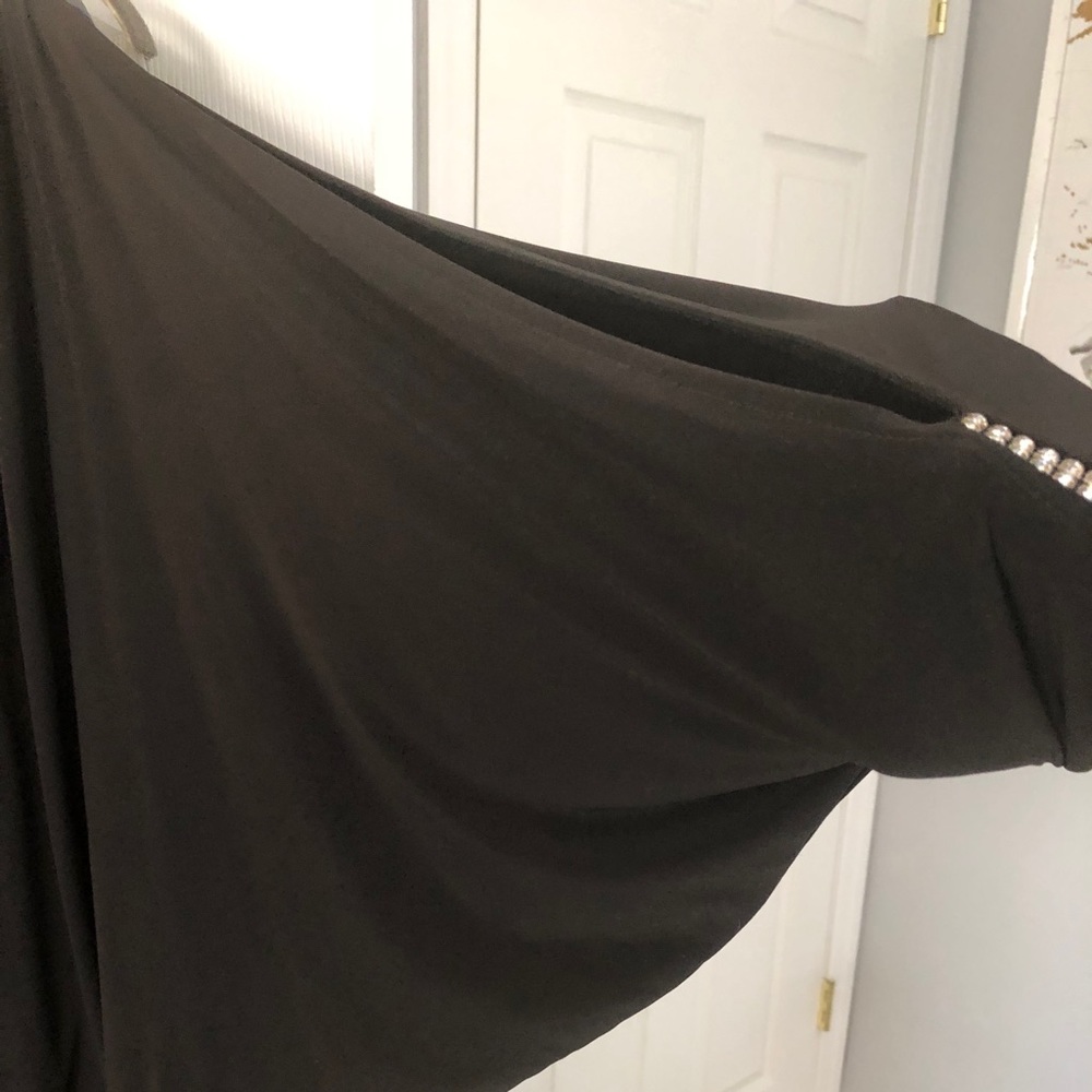 Frank Lyman open sleeve black dress - size 12 - Picture 5 of 7